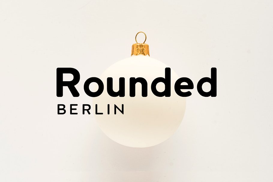 Berlin Rounded Font preview